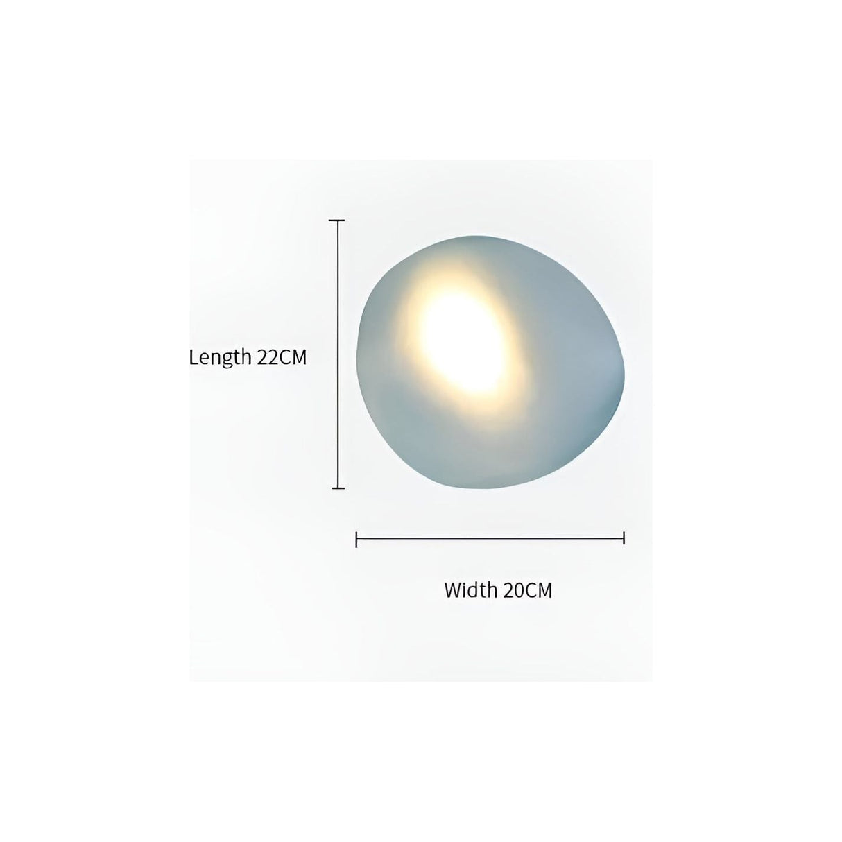 AuroraGlass Light - Nordisk glasfönster vägglampa Carvallo