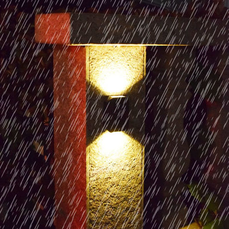 Carvallo-Vägglampa StellaLux | Stjärnliknande effekter | Aluminium & Glas | IP65 Väderbeständig | Med skymningssensor Carvallo