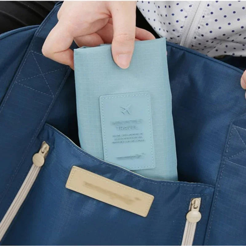 Carvallo Cube Vattentålig Reseskoförvaring | Fällbar Skotaska med Nätfack | 21 × 30 × 11,5 cm Carvallo