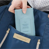 Carvallo Cube Vattentålig Reseskoförvaring | Fällbar Skotaska med Nätfack | 21 × 30 × 11,5 cm Carvallo