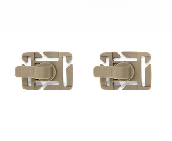 Carvallo Schlauchhalter Clip för dryckessystem | 360° roterbar | MOLLE-kompatibel | För ryggsäck, utomhus & camping | Lätt & Robust Carvallo