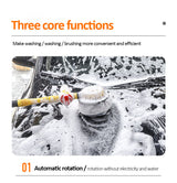 Rotary Car Wash Brush – 360° Snurrande Rengöringsverktyg för Fordon Carvallo