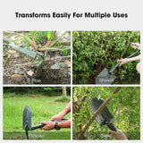 Carvallo FieldTool Fällbar Multifunktionsspade | Högkvalitativt kolförstärkt stål | För camping, utomhus och nödsituationer Carvallo