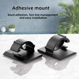 Carvallo Set WireTidy | 30-90 delar | Självhäftande & flexibel | För skrivbord, PC & laddkablar Carvallo