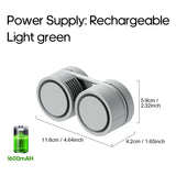 Carvallo Nackventilator Bladeless | Bärbar & Återuppladdningsbar | 3-Stegs Kylning | Tyst & Kompakt Carvallo