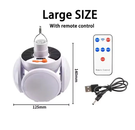 Praktisk Solär Utomhus- och Campinglampa Carvallo