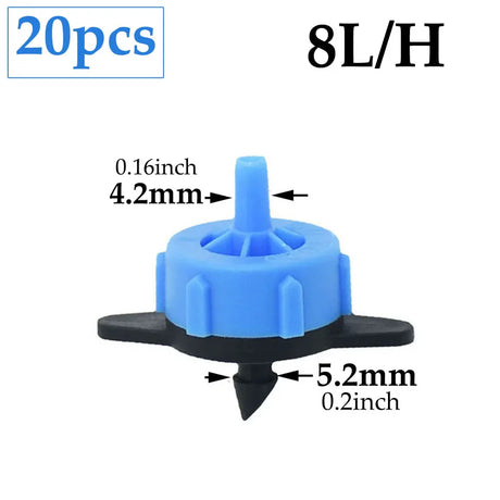 Carvallo Cross Connector | 2-Way Arrow Connection | For 3 mm & 5 mm Hoses | Drip Irrigation Systems Carvallo