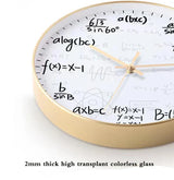 Krittavla - Matematisk Formler Väggklocka för Stilig Dekoration Carvallo