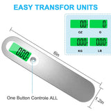 Carvallo TRAVOLUX | Upp till 50 kg | LCD-skärm med bakgrundsbelysning | Kompakt & Precise Carvallo