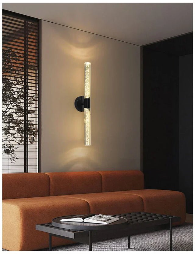 Royallure Nordic Crystal Bubble LED Vägglampa för Sovrum, Vardagsrum & Hall Carvallo