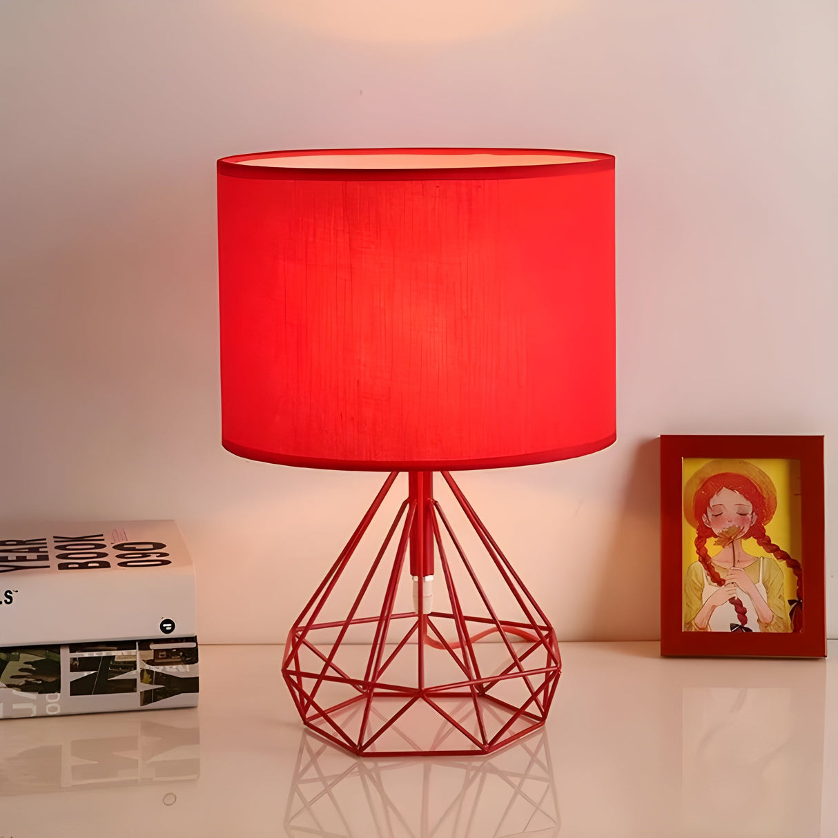 SkandiShade Lampa - Dekorativ BordsLampa i Skandinavisk Design Carvallo