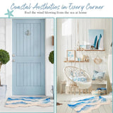 Aesthetic Wave Tufted Rug – Havsinspirerad Mjuk & Halkfri Matta Carvallo