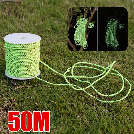 Carvallo Paracord SEVION Pro 50m | Hög hållfasthet & Slitskydd | Utomhus & Survival Rep för Tält, Camping, Bergsklättring Carvallo