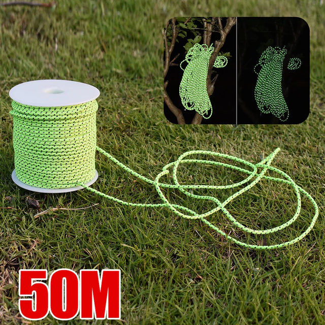 Carvallo Paracord SEVION Pro 50m | Hög hållfasthet & Slitskydd | Utomhus & Survival Rep för Tält, Camping, Bergsklättring Carvallo