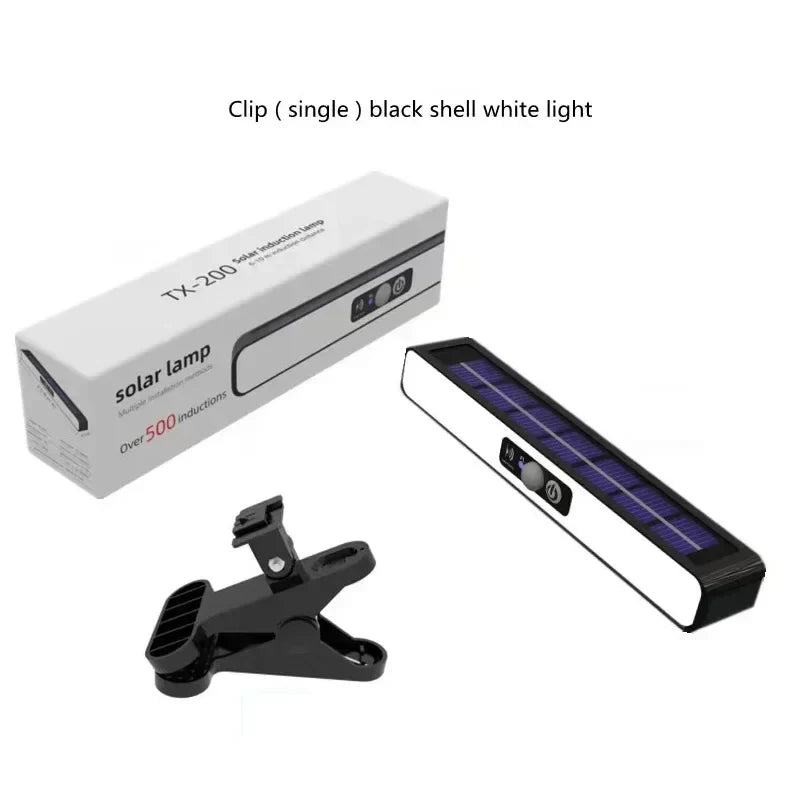 Carvallo Solarljus | 36 LEDs | Rörelsesensor & 3 lägen | Klämmontage & IP55 vattenskydd Carvallo