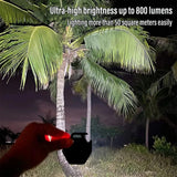 Carvallo Mini LED Campinglampa | USB-C Uppladdningsbar | COB-Arbetslampa med magnetfot | 7 Ljuslägen & IP64 Vattenskydd Carvallo