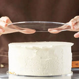 Carvallo Akryl Tårtspade | Transparent & Stabil | 2 mm Tjocklek | För Tårnpresentation & Transport Carvallo