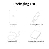 Royallure Elektrisk Rakapparat Dubbel Blad med Hög Hastighet Motor, IPX7 Vattentålig Rakkniv Carvallo