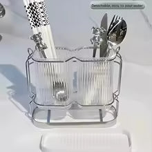 Carvallo LuxDry | Vägg- & Ståmontage | Dubbelfack för hygienisk förvaring | Rostfri & avtagbar Carvallo