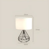 SkandiShade Lampa - Dekorativ BordsLampa i Skandinavisk Design Carvallo