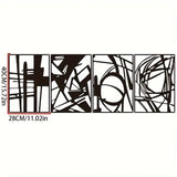Abstract Art Väggdekoration – Fyra Delar Modern Set Carvallo