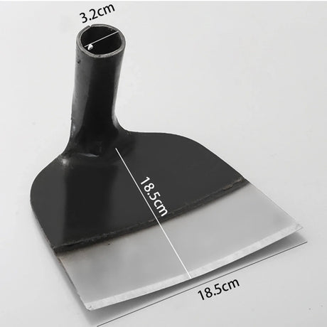 Carvallo Handhacka utan skaft | Högkvalitativ ogräshacka av kolstål | För rensning, jordlossa och grönsaksodling – Olika storlekar Carvallo