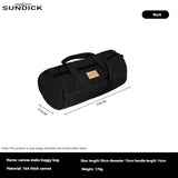 Carvallo Relax Fällstol | Justerbar & Hopfällbar | Med Fotstöd | Ultralätt & Bärbar – Svart/Grå/Grön Carvallo