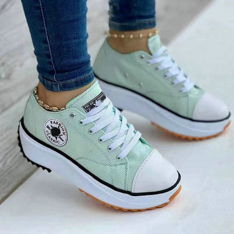Mode sneakers för kvinnor-Shoes for Women-Bellasverige-Ljusgrön-35-Hemnix