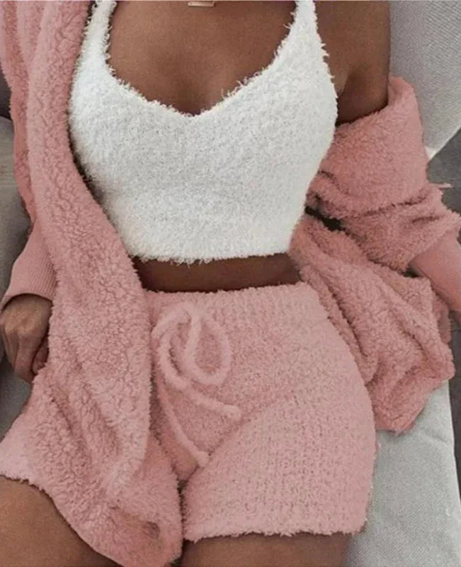 MIROSE Mysigt stickat set (3 delar) MILA Sverige