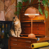 RoyaleGlow Justerbar Ljusstyrka Blomkruka Lampa - Italiensk Uppladdningsbar Bords Lampa Carvallo