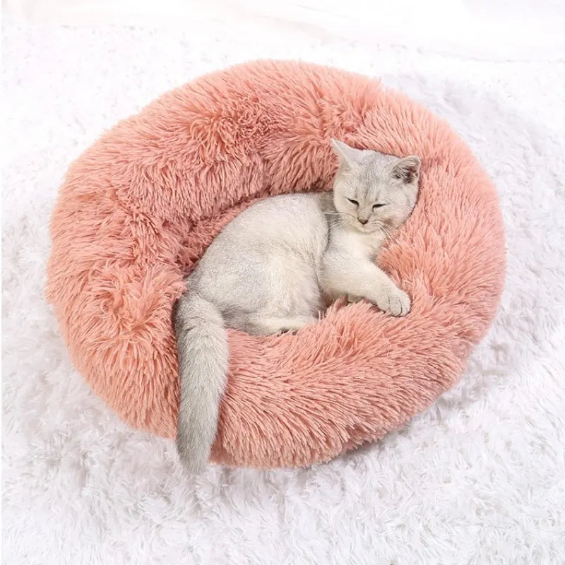 Super Soft Round Pet Bed – Plush, Cozy & Comfortable for Cats & Dogs Carvallo