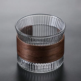 Carvallo – Handgjord Tumbler Glas med Trädetalj för Stilig Njutning Carvallo