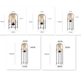 BubbleGlow Golvlampa – Skandinavisk Postmodern Lampa i Glas Hemnix