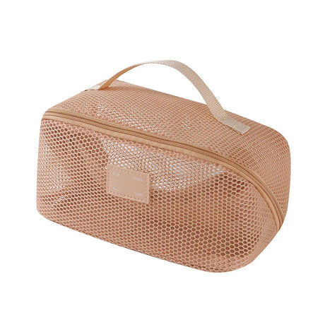 Carvallo ClarityBag Mesh | Transparent & Rymlig | 23 × 11 × 11 cm | För Resor & Vardag Carvallo