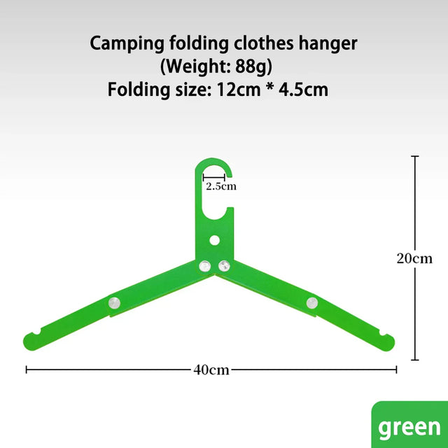 Carvallo Fällbar Utomhus-Klädhängare i Aluminium | Ultralätt & Halkfri | Kompakt för Camping, Resor & Vandrare | Bärbar Torkhängare Carvallo