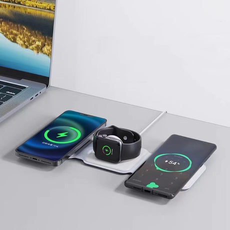 Vikbar magnetisk trådlös laddare-Electronics-Hemnix-Svart-Hemnix