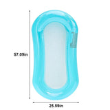 Carvallo Uppblåsbar simmadrass Rooxin | Ergonomisk pool-luftmadrass med nät och armstöd | För pool, sjö och strand Carvallo