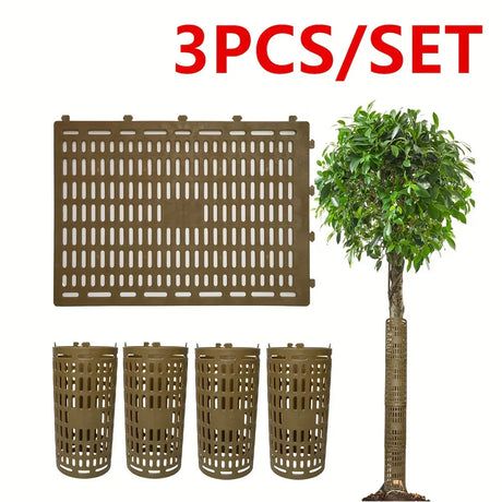 Carvallo StammProtektor Stammskydd Manschett | Kan anpassas & Återanvändbar | Skydd mot barkskador från gräsklippare & gnagare Carvallo