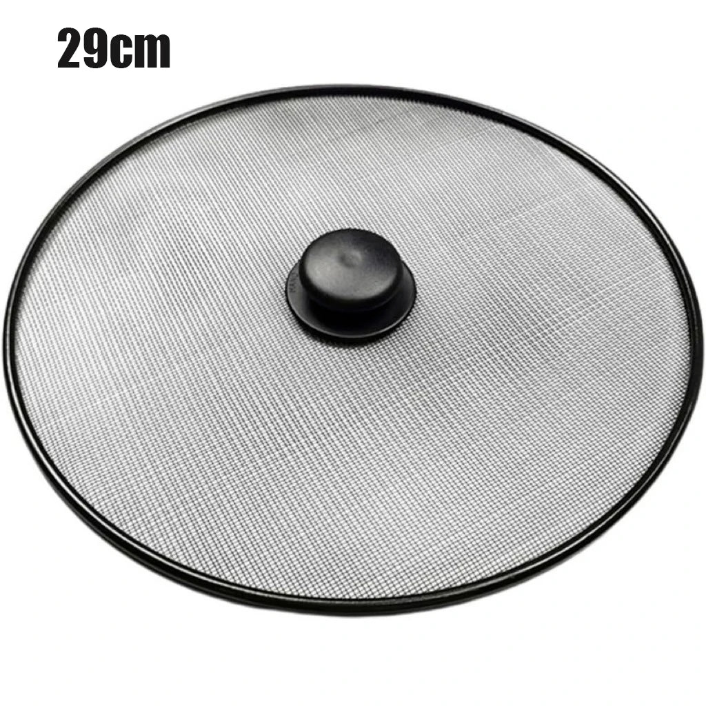 Carvallo KüchenGuard Mesh | 29/33 cm | Värmebeständig Handtag | Anti-fett Nätöverdrag för panna & kastrull Carvallo