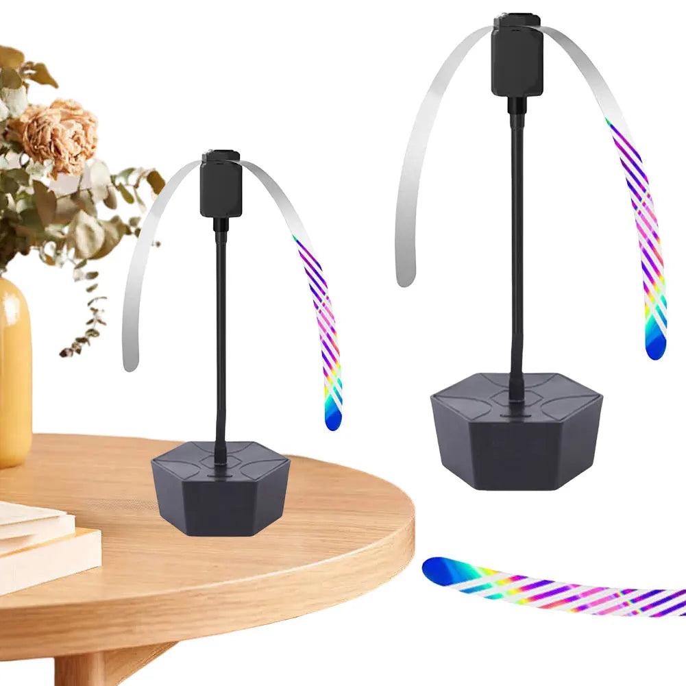 Carvallo Fluganvisning Fläkt | Reflekterande Bordsläktare | USB & Batteridriven | För Picknick & BBQ | 17 × 11 cm Carvallo