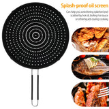 Carvallo CookSafe FlexGuard | Silikon & Rostfritt stål | Fällbart stänkskydd för panna & gryta | 50×32 cm | Värmetålig & Diskmaskinssäker Carvallo