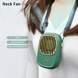 Carvallo Bärbar Nackfläkt | Uppladdningsbar & Multifunktionell | För Utomhus, Resor & Hemma Carvallo