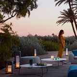 Modern solterrasslampa Carvallo