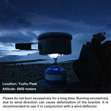 Carvallo Titan Gasbrännare TITANOVA Pro 3000T | 26g | 2700W effekt | Fällbar & Kompakt | Camping, Vandring, Survival Carvallo