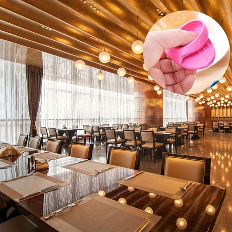 Carvallo Fingerhitzeskydd HeatGrip MiniGlove | 2/10 stycken | Värmebeständig & Halkfri | För Ugn & Mikrovågsugn | Kökstillbehör Carvallo