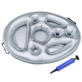 Carvallo | Uppblåsbar dryckeshållare pool | Anti-tipp design | För burkar & flaskor Carvallo