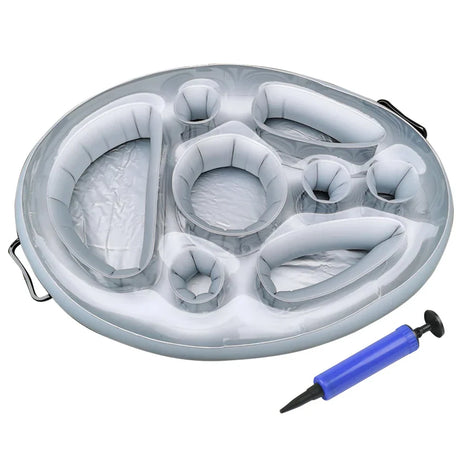 Carvallo | Uppblåsbar dryckeshållare pool | Anti-tipp design | För burkar & flaskor Carvallo