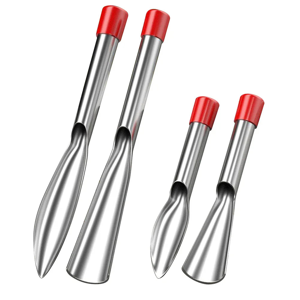 Carvallo 2-delat trädgårdsverktygset | Rostfritt stål plantering spade & ogräsborttagare | Vass & rostfri | För grönsaker, blommor & plantor Carvallo