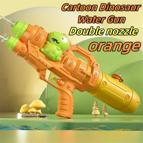 Carvallo Vattensprutleksak för barn | Dinosaurier, ankor & hajar | Dubbel-sprinkler & vattenpistoler | Perfekt för trädgård, strand & pool Carvallo