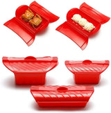 Carvallo Silikon Dampfkokare | BPA-fri | Mikrovågssäker med lock & handtag | För fisk, grönsaker & mer Carvallo